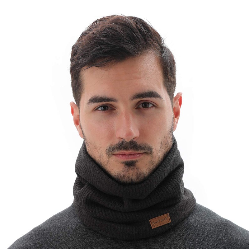 NovForth Winter Neck Warmer Men Ski, Neck Gaiter Face Scarf Women, Fleece Scarf for Men Gaiter Mask, Thick Windproof Scarves - Image 3
